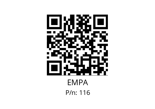   EMPA 116