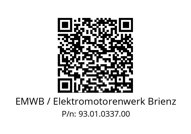   EMWB / Elektromotorenwerk Brienz 93.01.0337.00