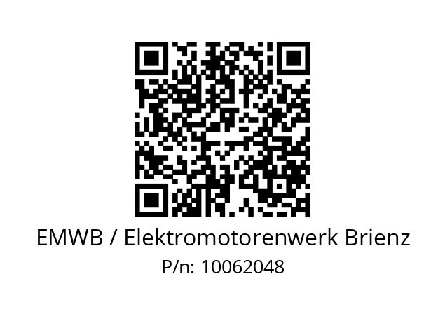   EMWB / Elektromotorenwerk Brienz 10062048