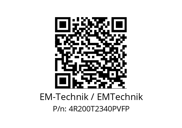   EM-Technik / EMTechnik 4R200T2340PVFP