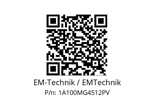   EM-Technik / EMTechnik 1A100MG4512PV