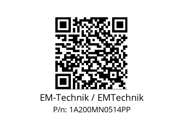   EM-Technik / EMTechnik 1A200MN0514PP