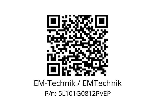   EM-Technik / EMTechnik 5L101G0812PVEP