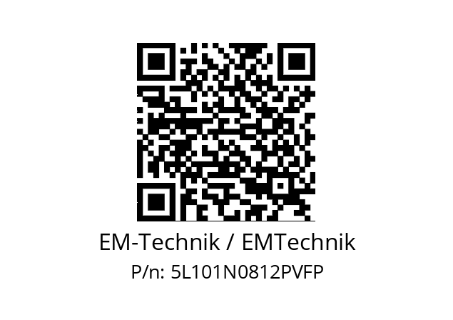   EM-Technik / EMTechnik 5L101N0812PVFP