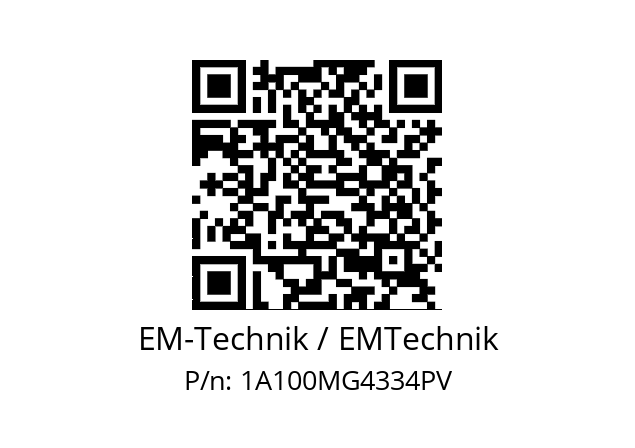   EM-Technik / EMTechnik 1A100MG4334PV