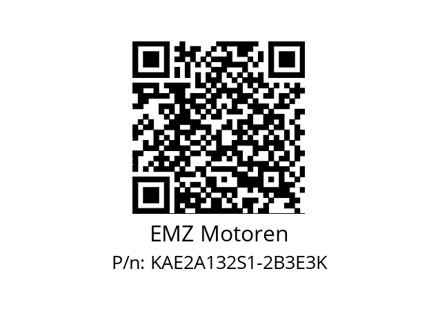   EMZ Motoren KAE2A132S1-2B3E3K