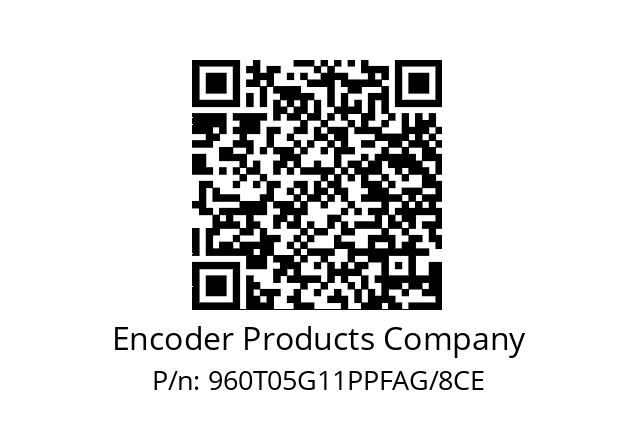   Encoder Products Company 960T05G11PPFAG/8CE