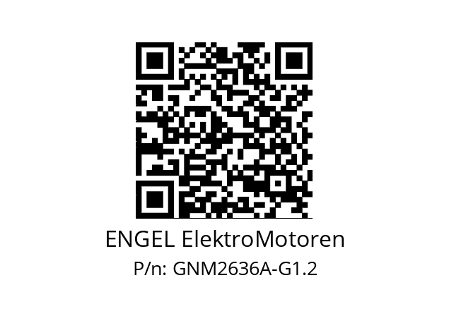   ENGEL ElektroMotoren GNM2636A-G1.2