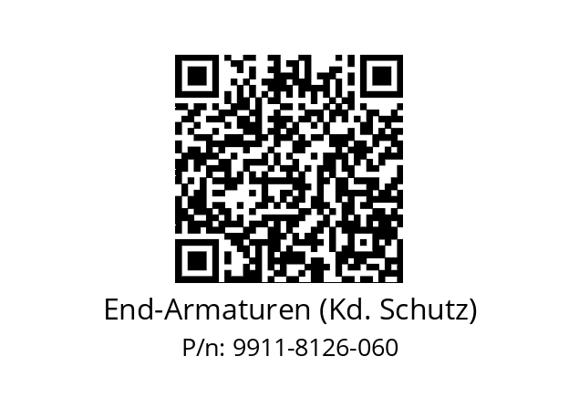   End-Armaturen (Kd. Schutz) 9911-8126-060