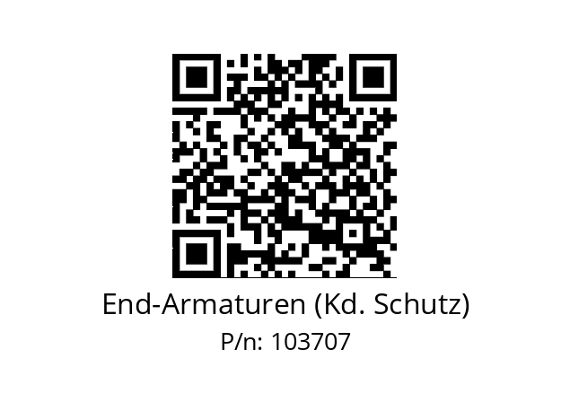   End-Armaturen (Kd. Schutz) 103707