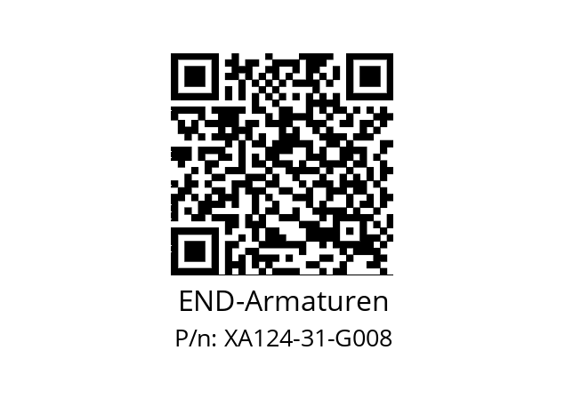   END-Armaturen XA124-31-G008