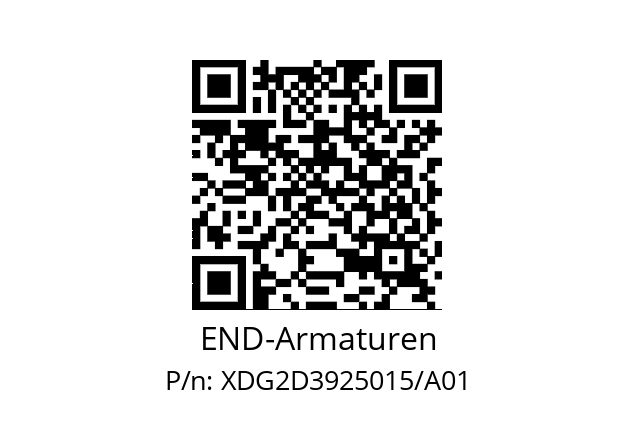   END-Armaturen XDG2D3925015/A01