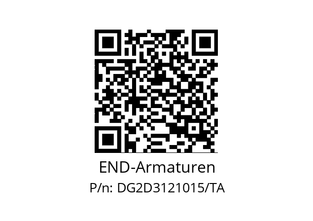   END-Armaturen DG2D3121015/TA