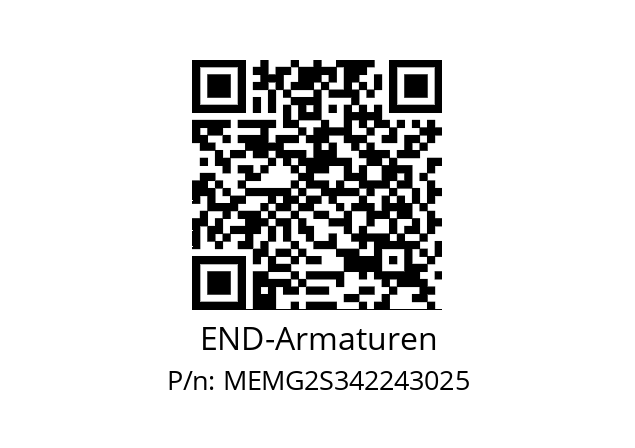   END-Armaturen MEMG2S342243025