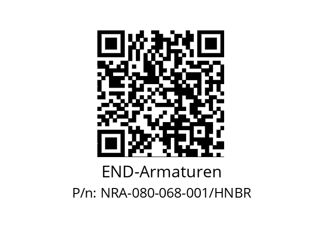   END-Armaturen NRA-080-068-001/HNBR