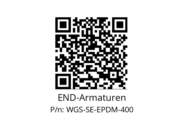   END-Armaturen WGS-SE-EPDM-400