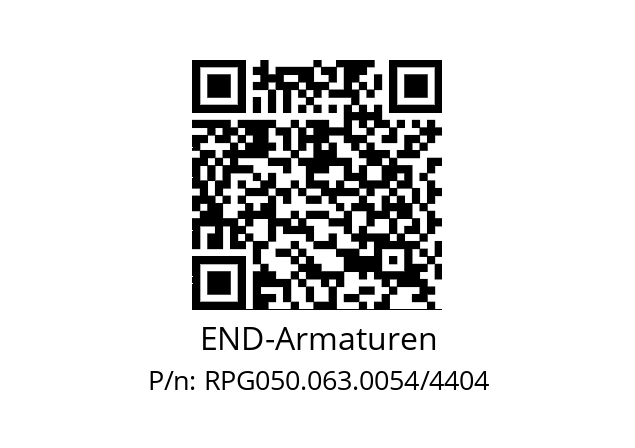   END-Armaturen RPG050.063.0054/4404