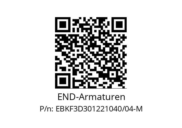   END-Armaturen EBKF3D301221040/04-M