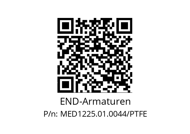   END-Armaturen MED1225.01.0044/PTFE