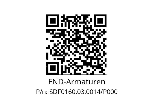   END-Armaturen SDF0160.03.0014/P000