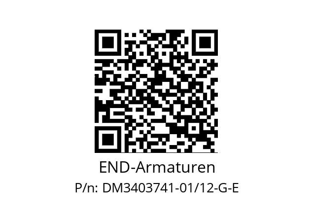   END-Armaturen DM3403741-01/12-G-E