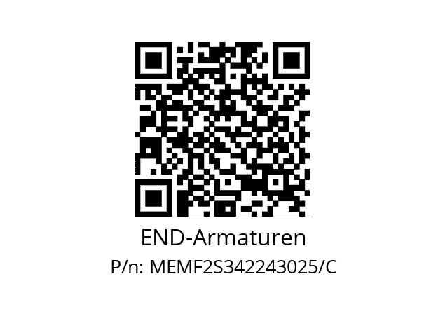   END-Armaturen MEMF2S342243025/C