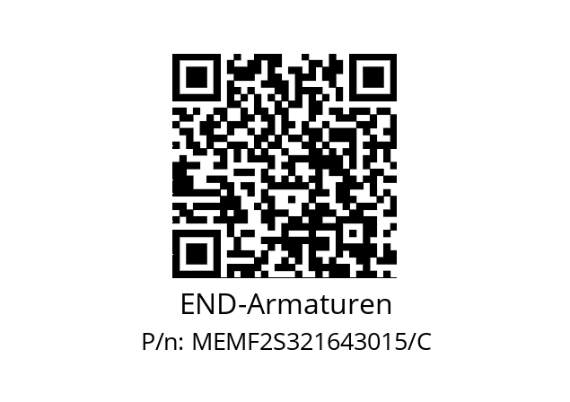   END-Armaturen MEMF2S321643015/C