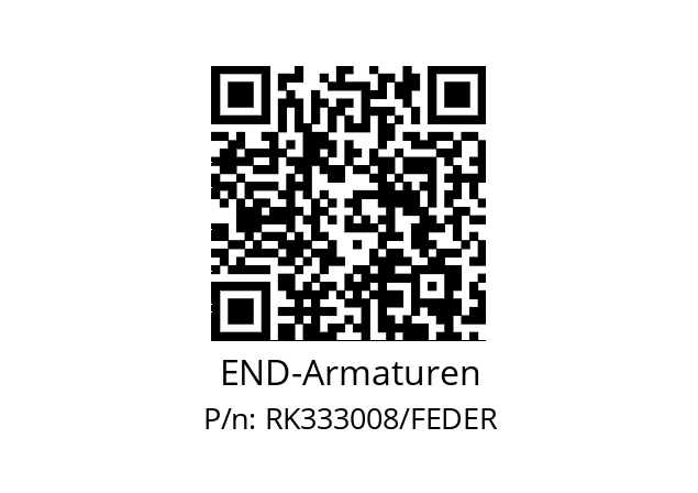   END-Armaturen RK333008/FEDER