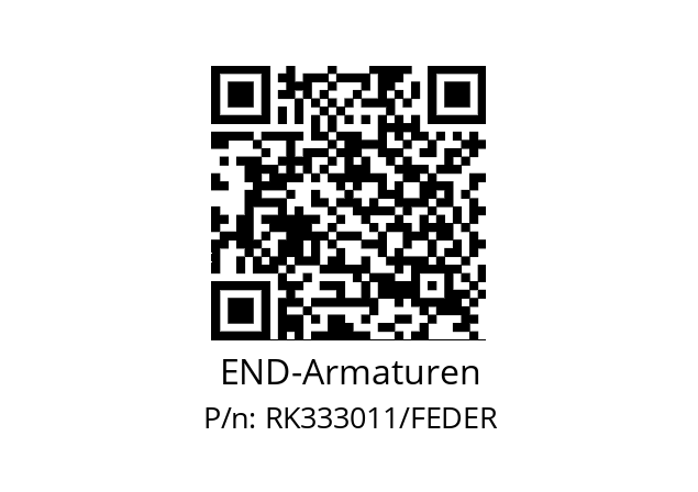   END-Armaturen RK333011/FEDER