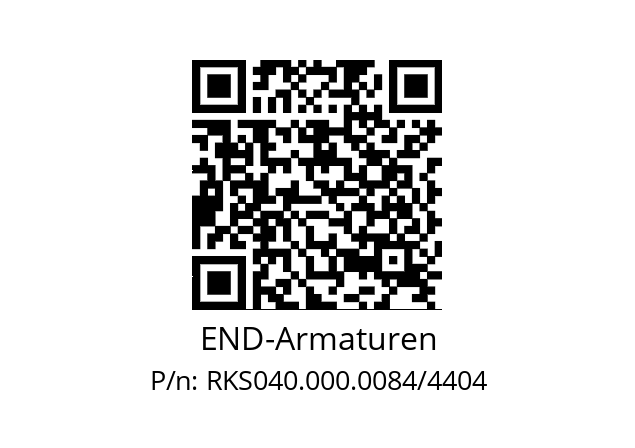   END-Armaturen RKS040.000.0084/4404