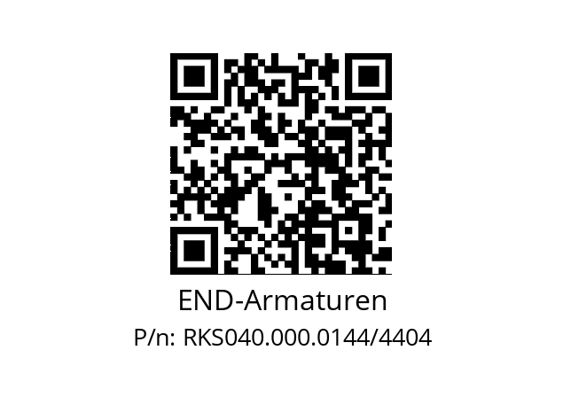   END-Armaturen RKS040.000.0144/4404