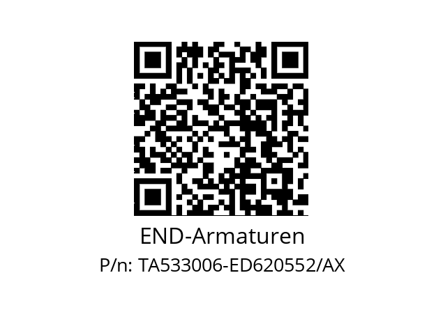   END-Armaturen TA533006-ED620552/AX