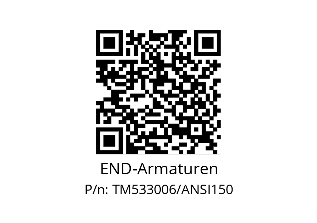   END-Armaturen TM533006/ANSI150