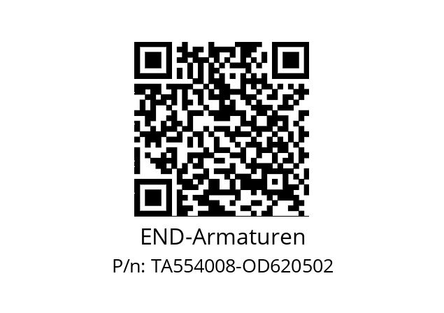   END-Armaturen TA554008-OD620502