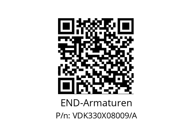   END-Armaturen VDK330X08009/A