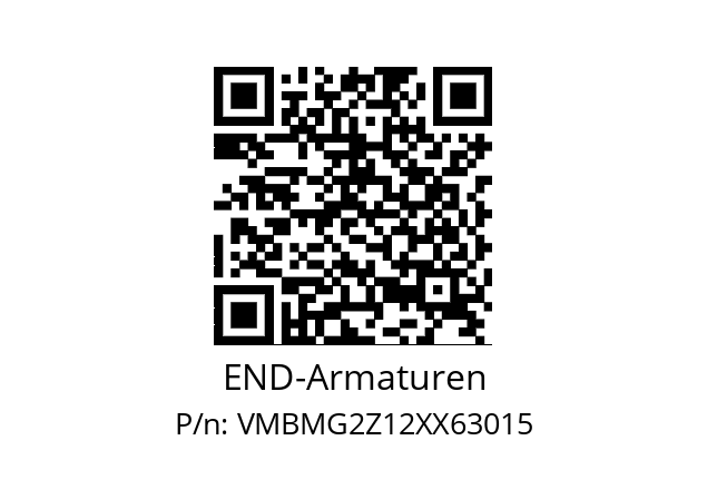   END-Armaturen VMBMG2Z12XX63015