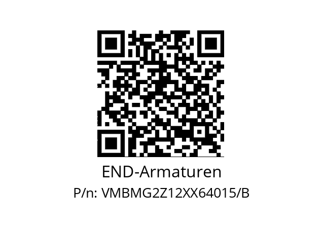   END-Armaturen VMBMG2Z12XX64015/B