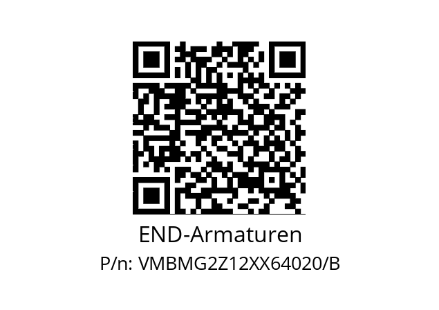   END-Armaturen VMBMG2Z12XX64020/B