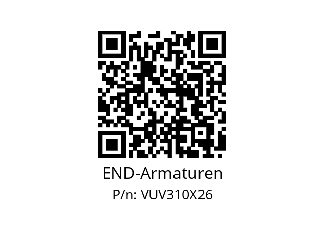   END-Armaturen VUV310X26