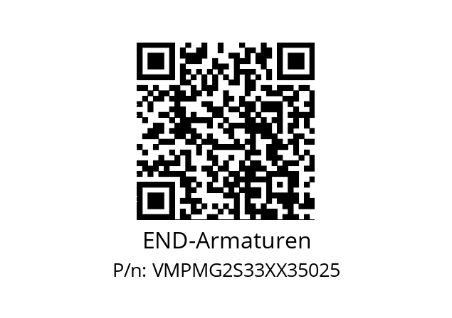   END-Armaturen VMPMG2S33XX35025