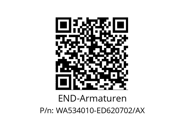   END-Armaturen WA534010-ED620702/AX