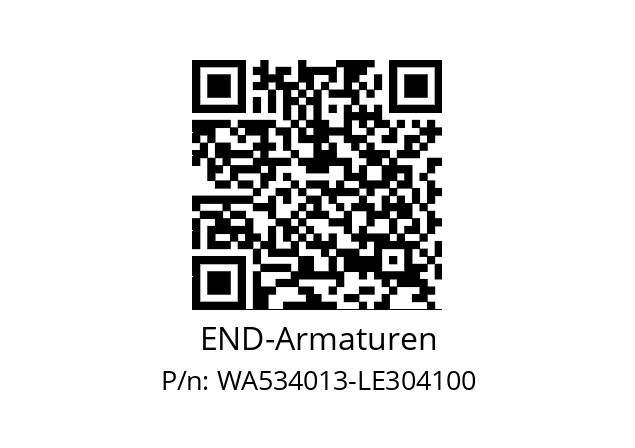   END-Armaturen WA534013-LE304100