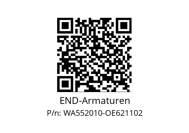   END-Armaturen WA552010-OE621102