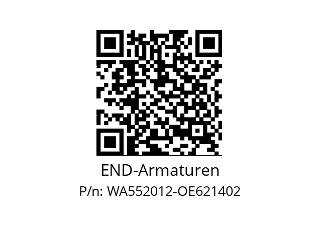   END-Armaturen WA552012-OE621402