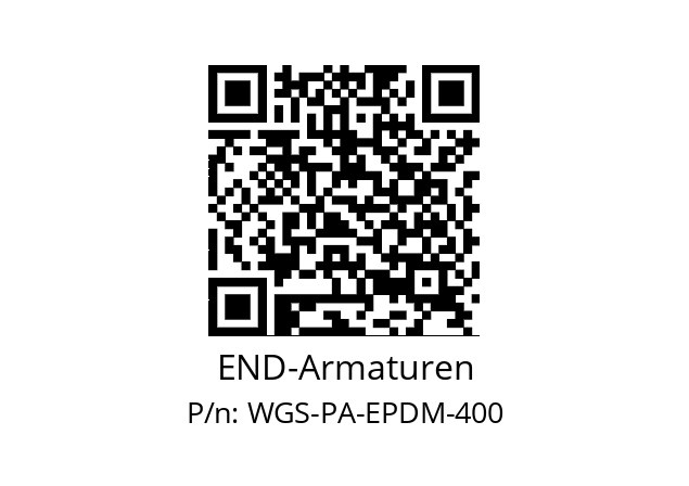   END-Armaturen WGS-PA-EPDM-400