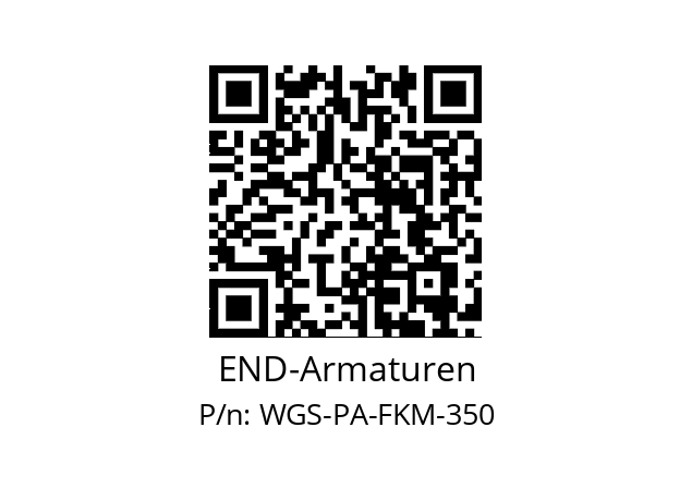   END-Armaturen WGS-PA-FKM-350