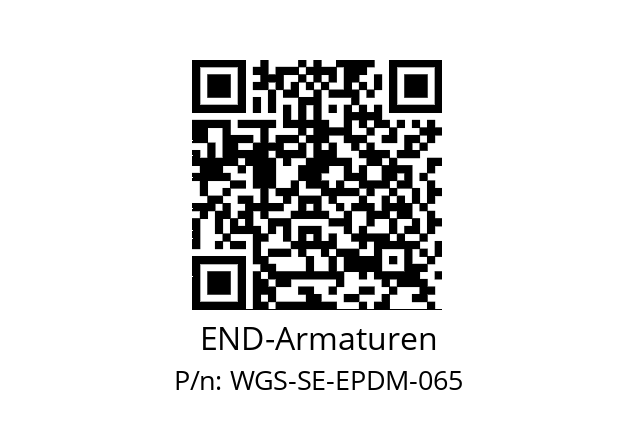   END-Armaturen WGS-SE-EPDM-065