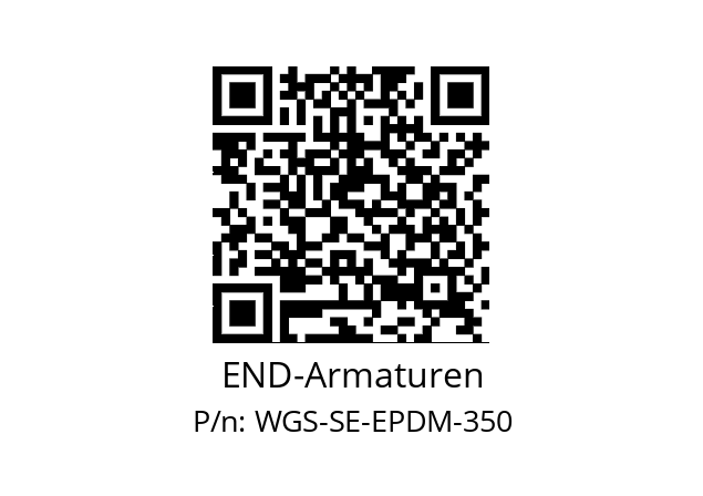   END-Armaturen WGS-SE-EPDM-350