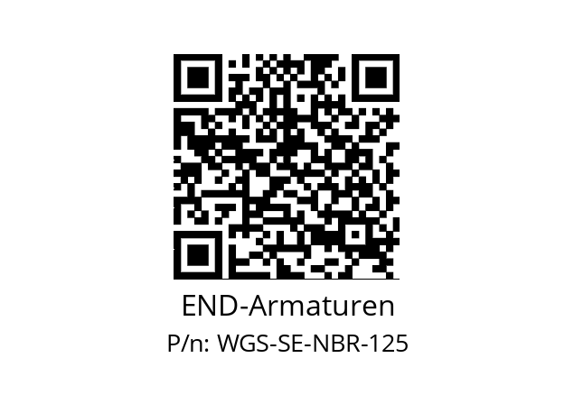   END-Armaturen WGS-SE-NBR-125