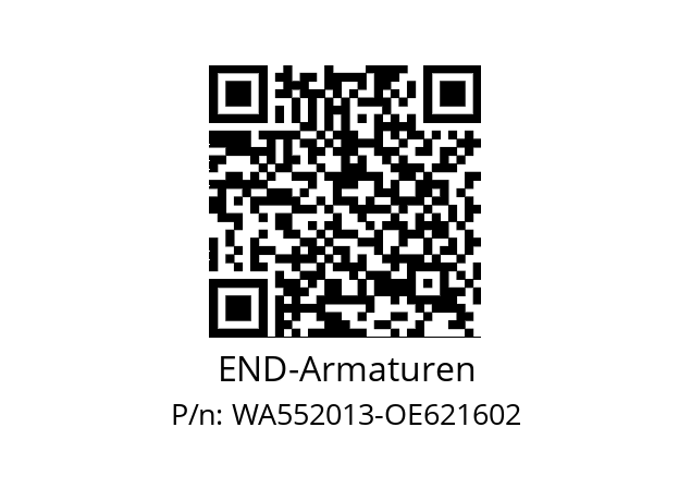   END-Armaturen WA552013-OE621602